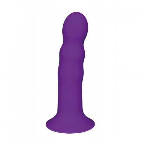 Hitsens 3 Gode Ventouse Violet "Thermo Réactive"