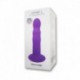 Hitsens 3 Gode Ventouse Violet "Thermo Réactive"