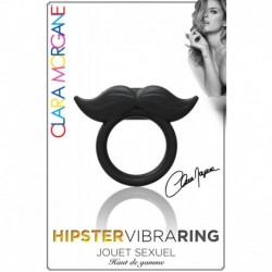 Hipster Vibra Ring - Anneau Vibrant Noir Moustache