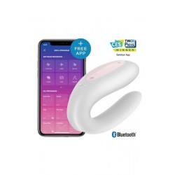 Double Joy Blanc Rechargeable Commande Bluetooth Android
