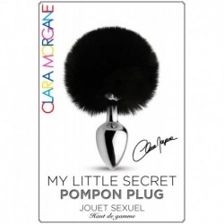 My Little Secret Pompon Plug Noir