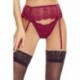 Passion Glamour Porte Jarretelles Bordeaux