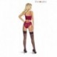 Passion Glamour Porte Jarretelles Bordeaux