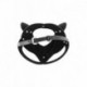 Masque Noir Catwoman Simili Cuir