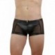 Boxer Homme Wetlook Micro Résille Transparente Cotés