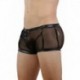 Boxer Homme Micro Résille Transparente Bandes Wetlook